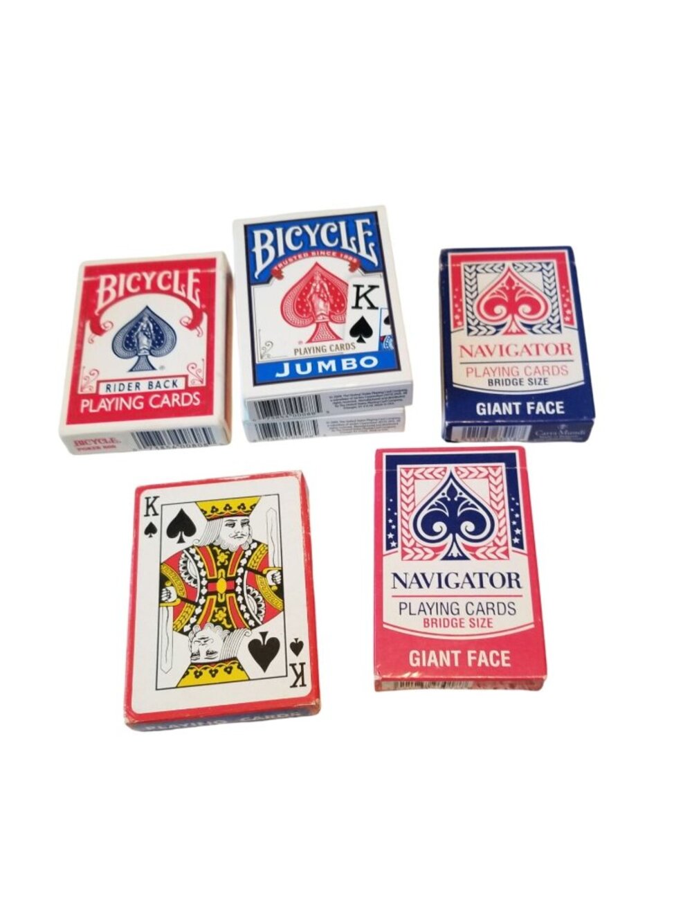 Cards PLaying 6 Decks Bicycle, Champion , Carta Mundi  Belguim Full Decks